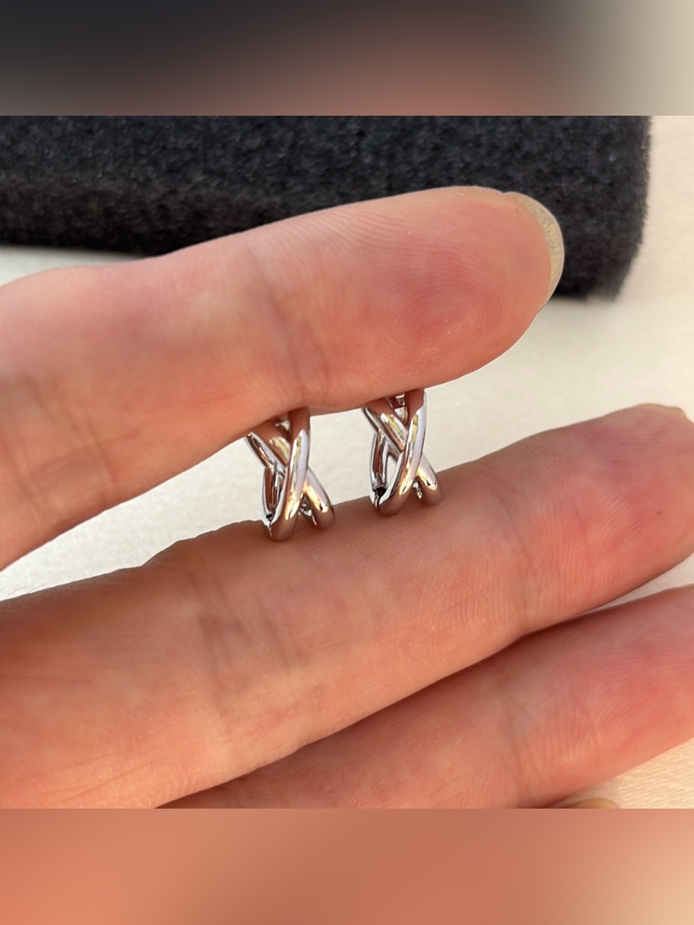 12mm Small Hoop Earrings for Men Women Streetwear Punk Hip Hop Unisex Earrings